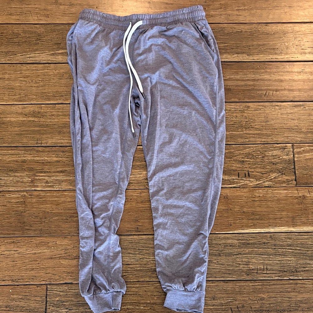 Women's Lightweight Drawstring Joggers - Heather Gray